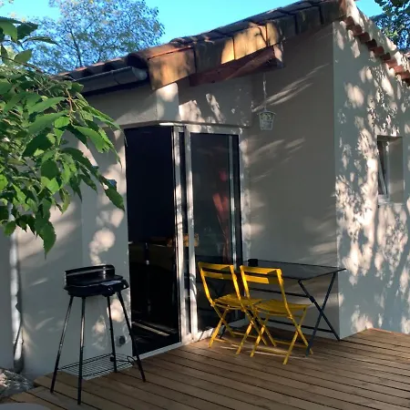 Le Mazet, Studio Avec Terrasse Et Acces Piscine Saint Alban Auriolles Exterior photo